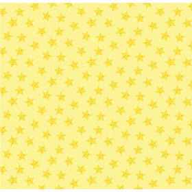 Flanellstoff Meterware Starlight Popcorn Gelbe Sterne
