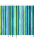 Baumwollstoff Meterware Cosmis Fusion Streifen grün-blau